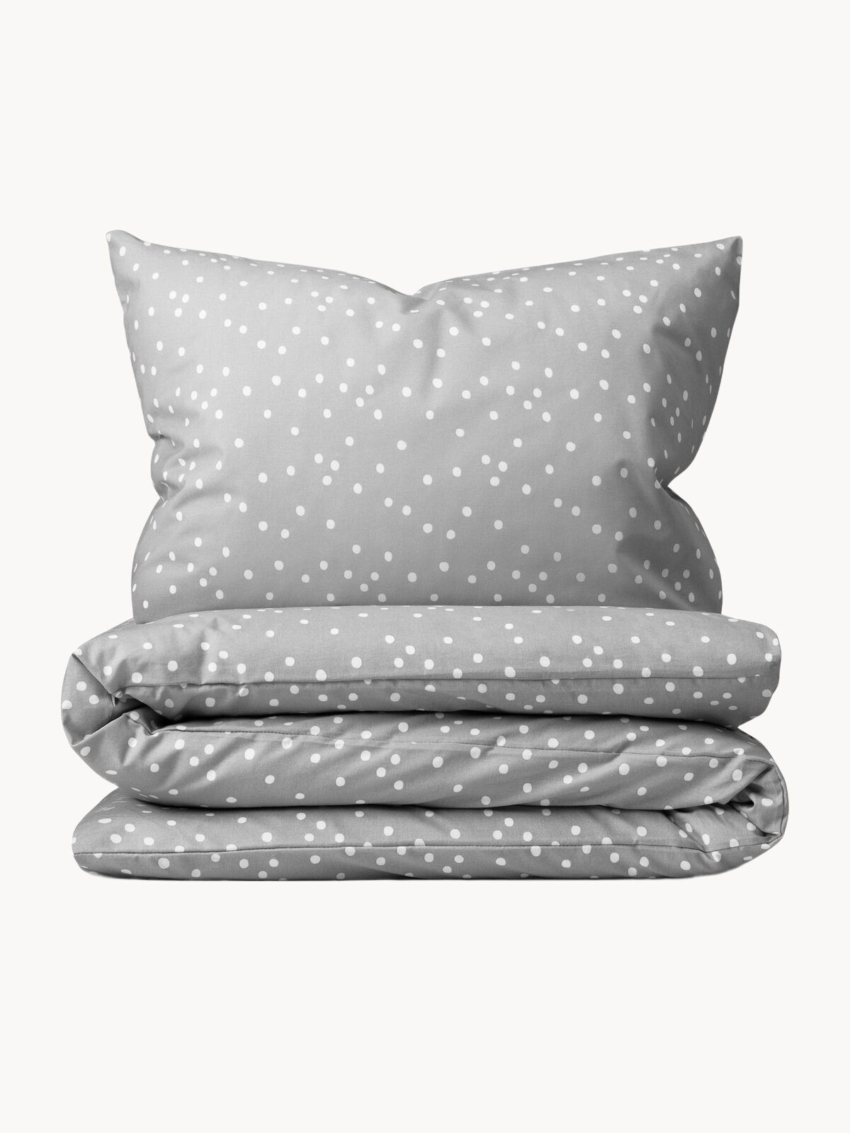 Комплект постельного белья с простынёй Pragma Potso 1,5 спальный, прохладный серый