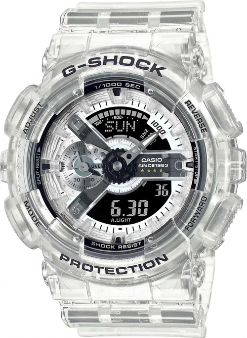 Наручные часы CASIO G-Shock, белый, бесцветный