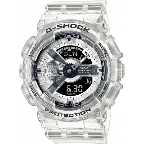 фото Наручные часы casio g-shock, белый, бесцветный