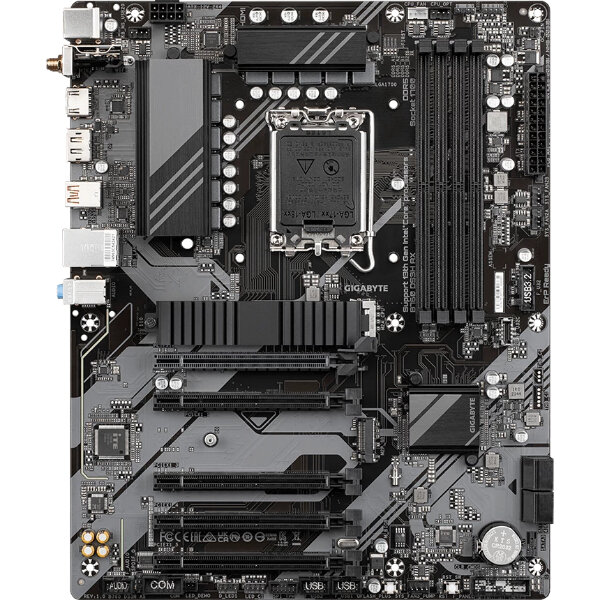 Материнская плата Gigabyte B760 DS3H AX, LGA 1700, Intel B760, 4xDDR5, 4xSATA, 2xM.2, 1xPCI-E 4.0 x16, 4xPCI-E 3.0 x1, 1xHDMI, 1xDP, 1x 1Gb LAN, 4xUSB
