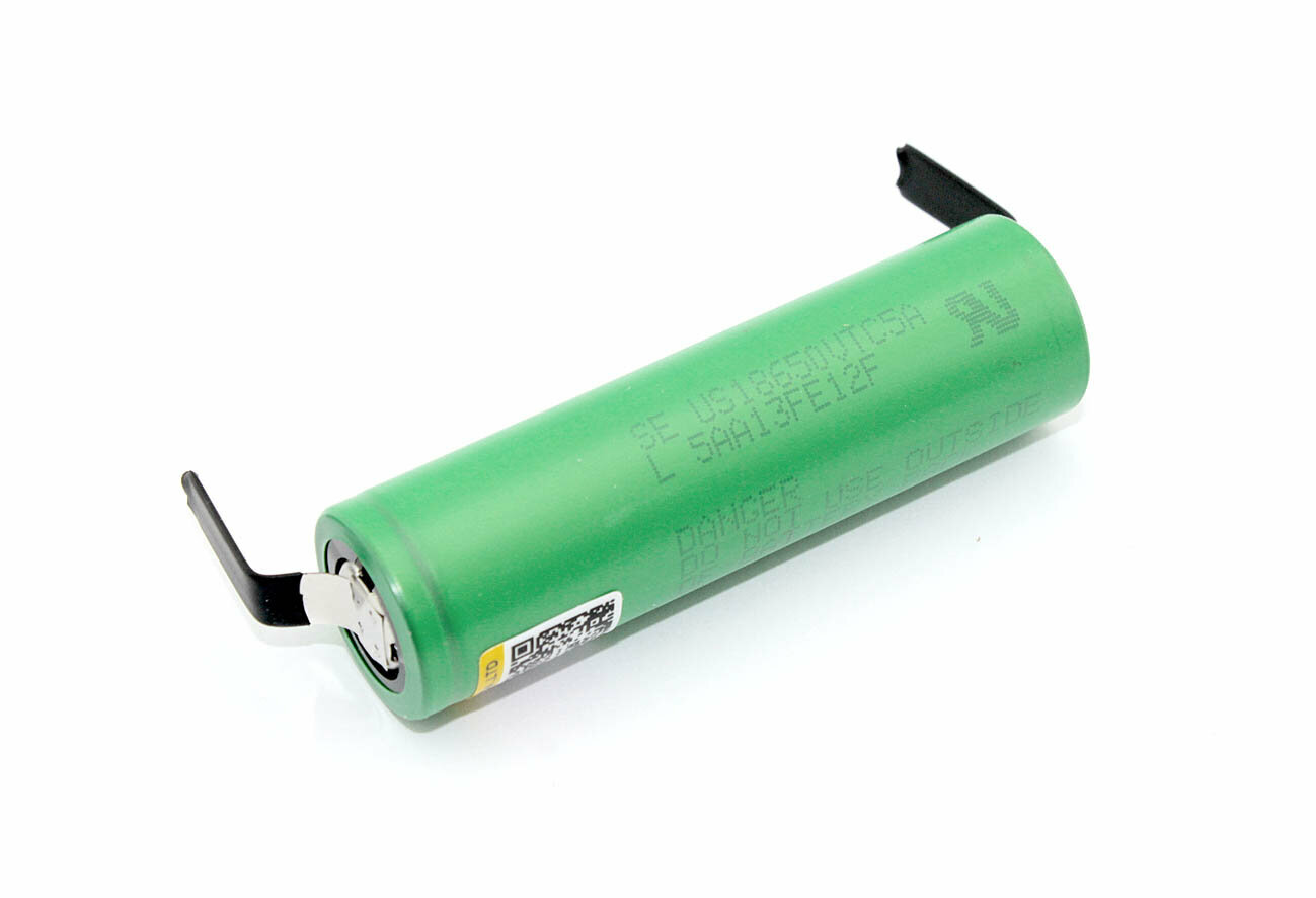 Аккумулятор типа 18650 Li-Ion LiitoKala Lii-VC5A-N with connectors 2600mAh 3.7V