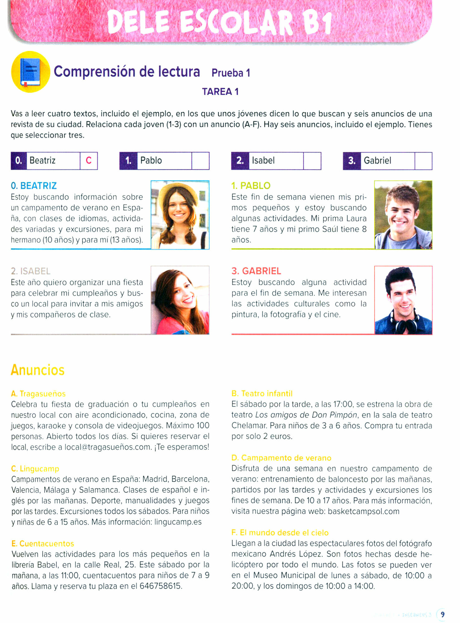 Instantes 3. Cuaderno de ejercicios - фото №8