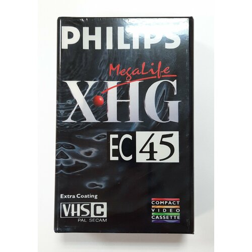 Видеокассета VHS-C, Philips XHG EC45.