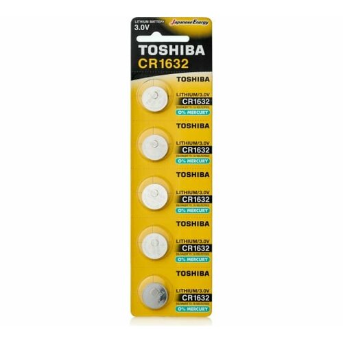 Батарейки Toshiba CR1632 литиевые (litium) таблетка Special отрывной (5шт) CR1632 3V
