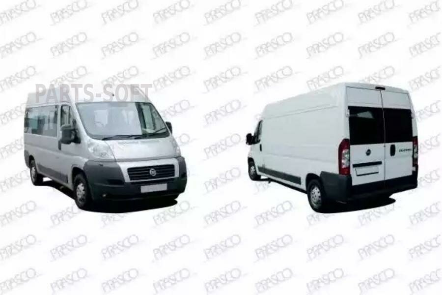 PRASCO FT9307525 FT9307525_стекло зеркала прав. с подогр. выпукл!\ Fiat Ducato 06-14