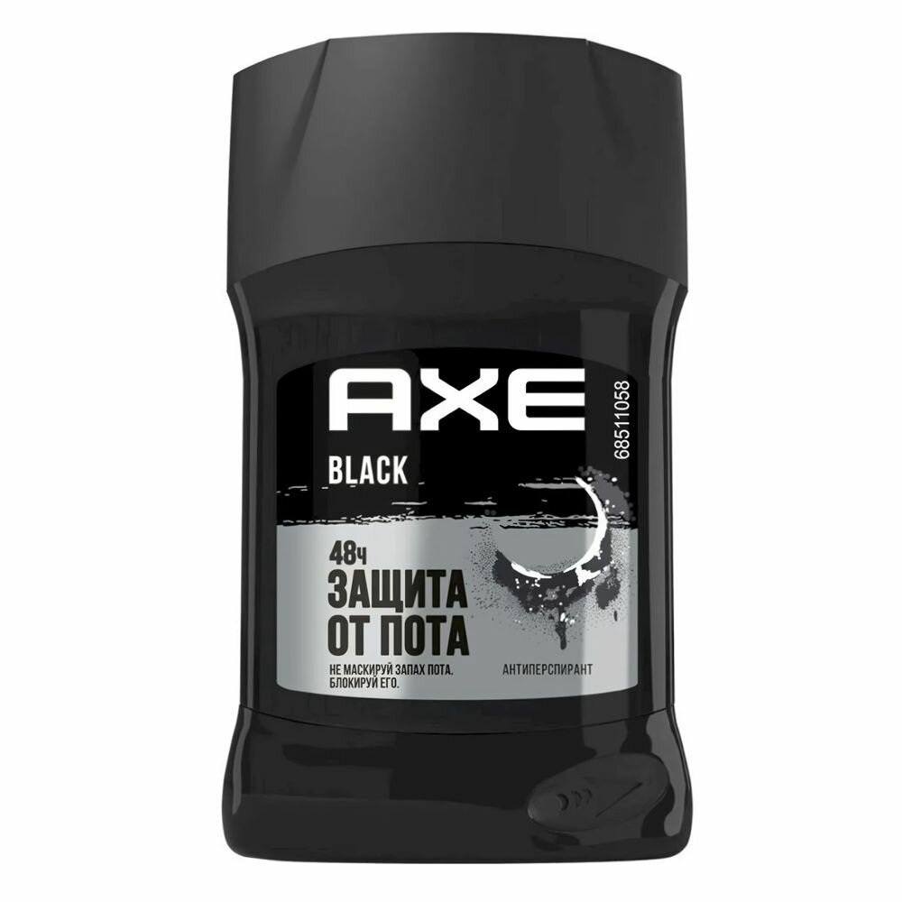 Axe Дезодорант-стик мужской, Black, 50 гр/