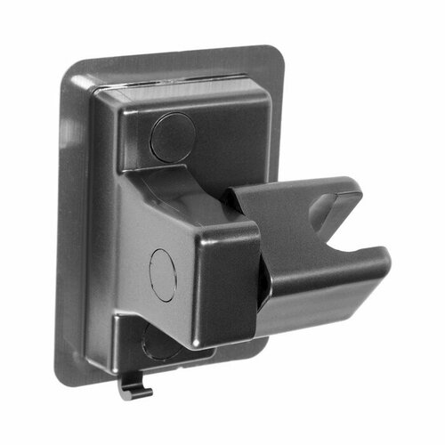 Держатель для душевой лейки ZEIN Z110 регулируемый самоклеющийся графит 717₽