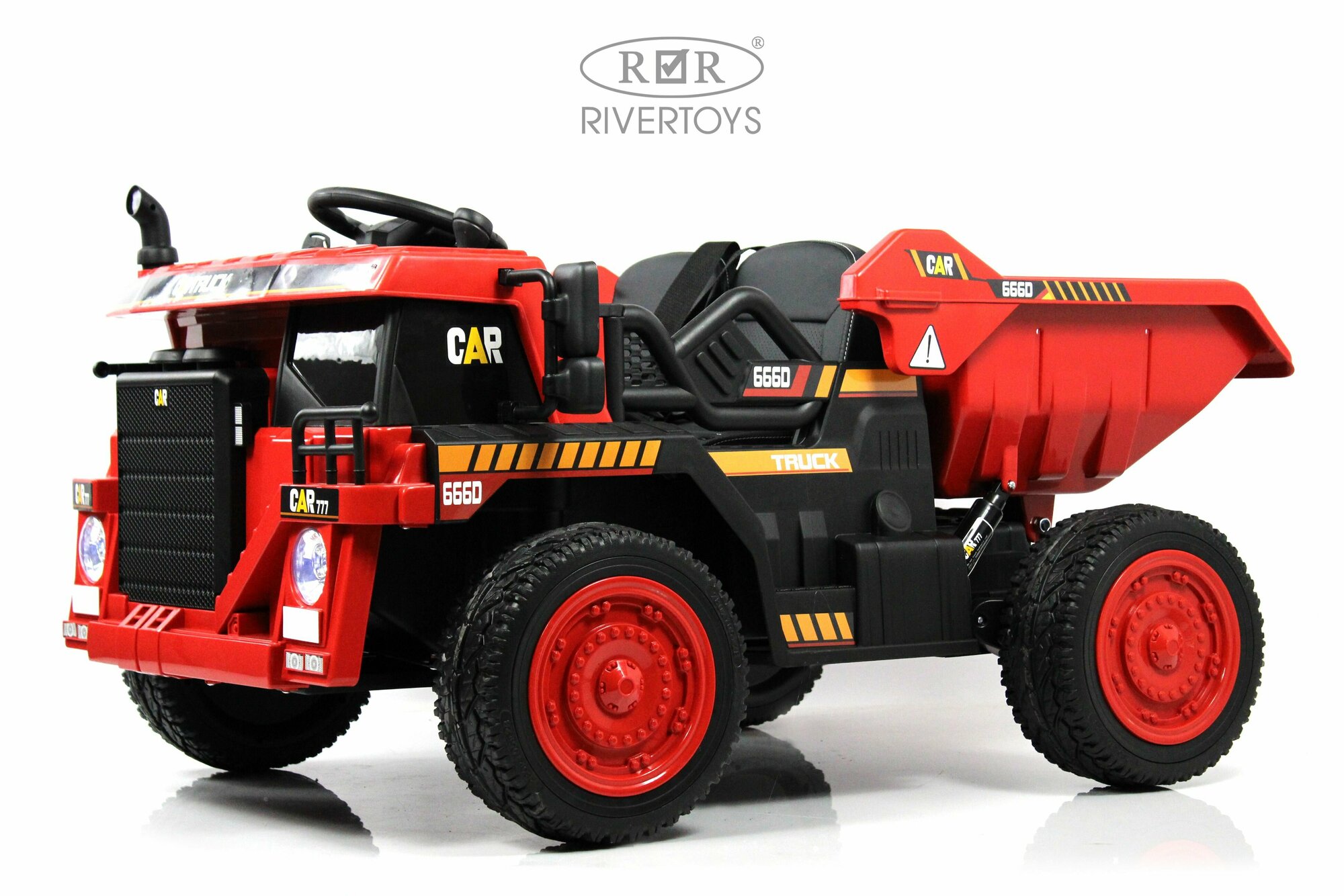 RiverToys Детский электромобиль C444CC темно-красный