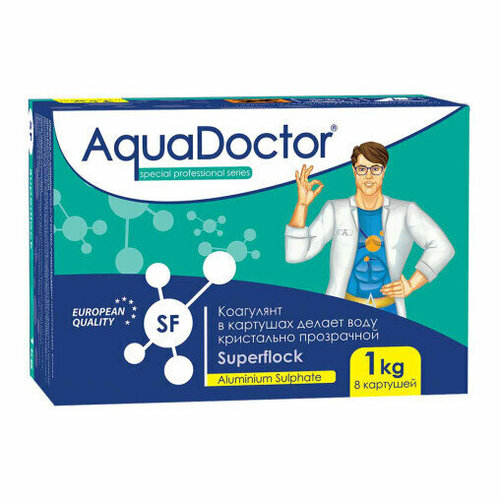 AquaDoctor SuperFlock Коагулянт длит. действия 1 кг aquadoctor superflock коагулянт длит действия 1 кг