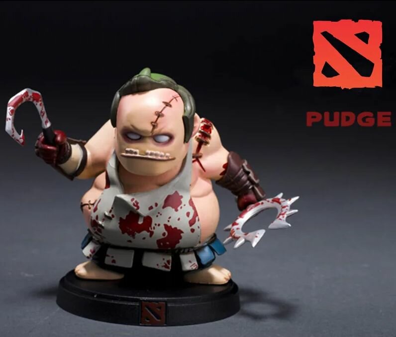 Pudge герой из Dota 2, 18 см, Пудж, Мясник