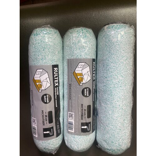 RULTEX валик микрофибра премиум 3 штуки 250 мм