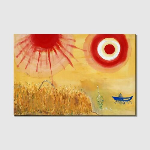 Картина на холсте Пшеничное поле в летний день (A Wheatfield