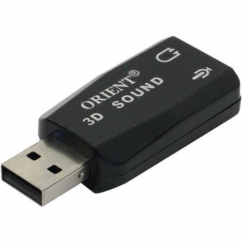 Портативная внешняя звуковая карта Orient AU-01 378₽