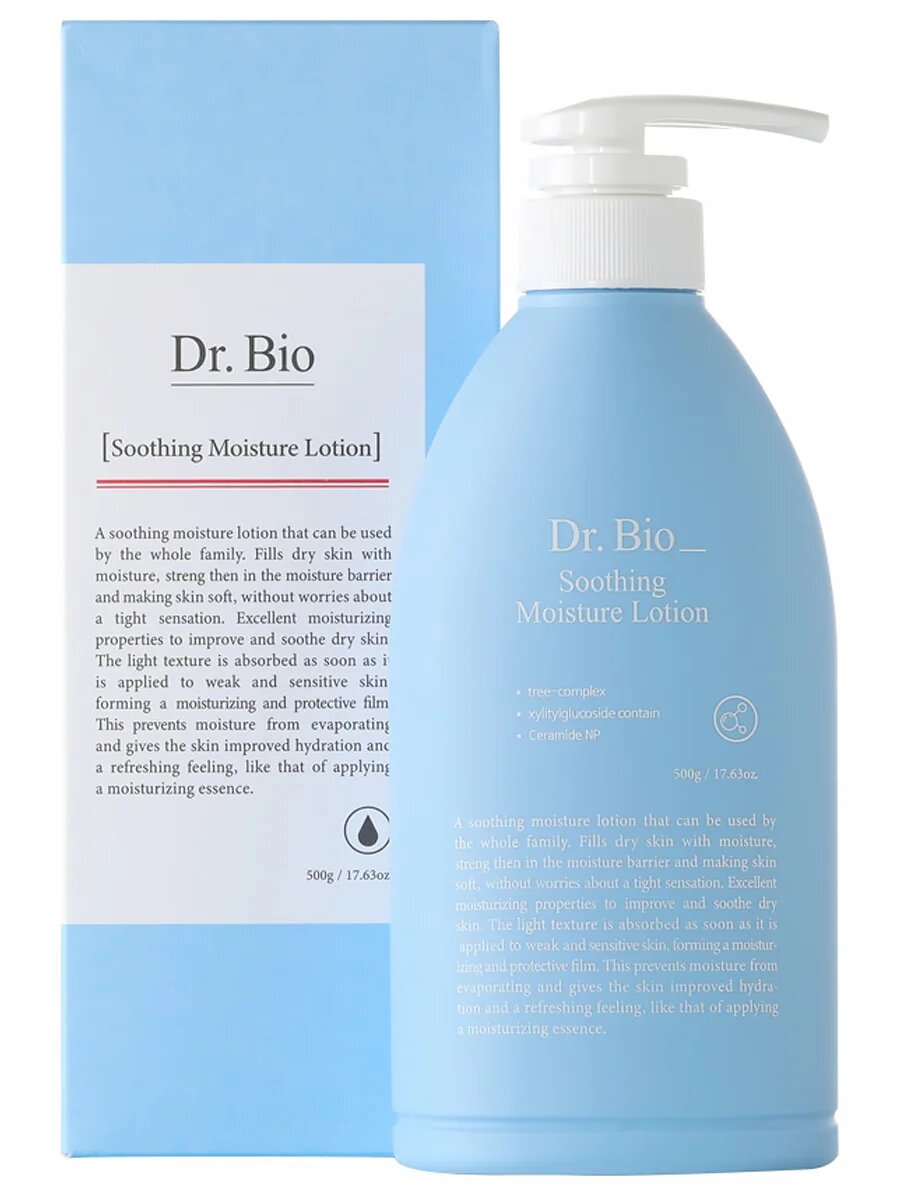 Успокаивающий увлажняющий лосьон Dr. Bio Soothing Moisture Lotion 500 гр