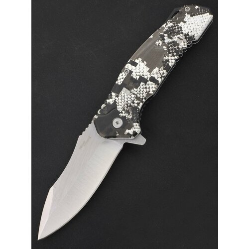 Нож складной автоматический флиппер в расцветке камуфляж Чёткий расклад A-249