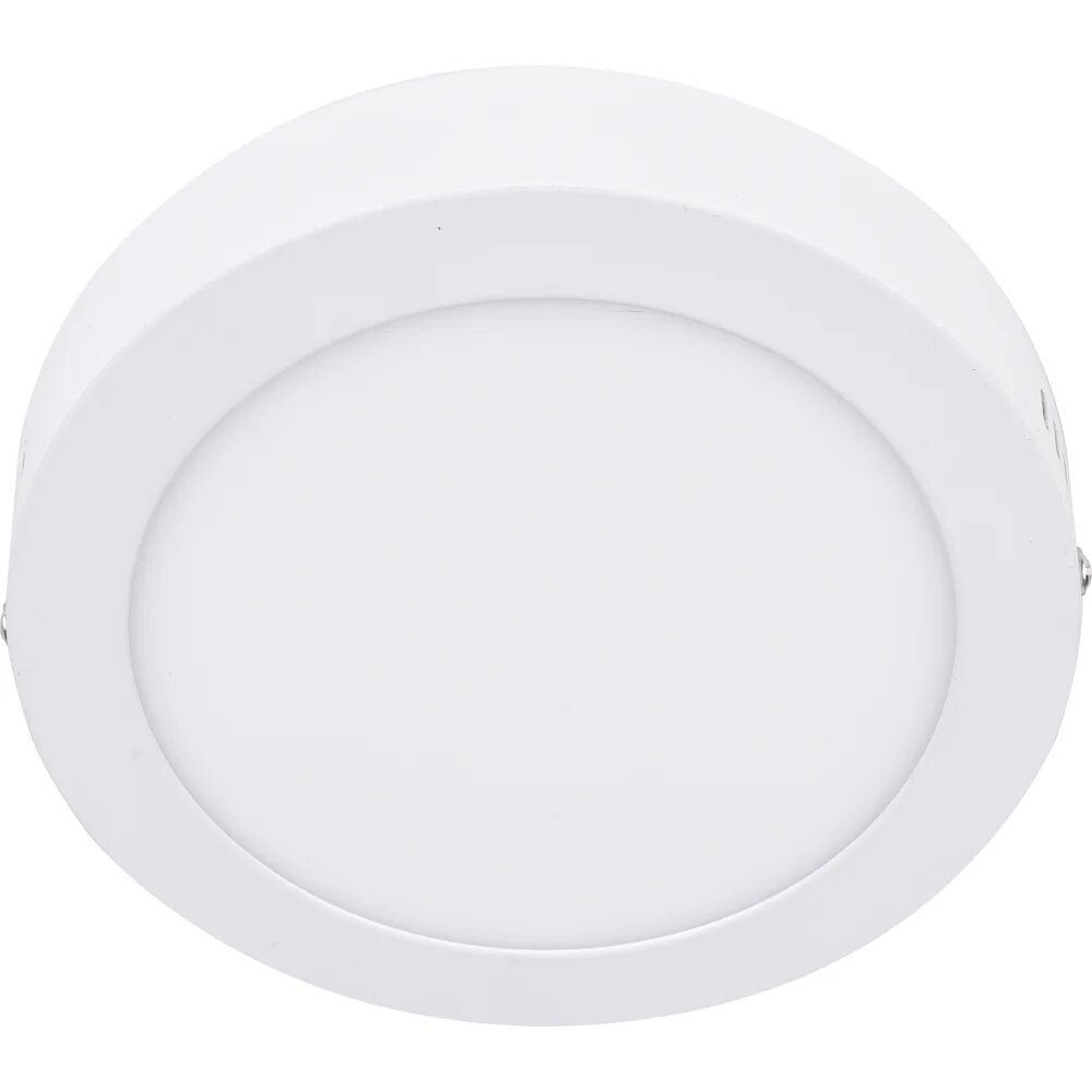 Накладной круглый даунлайт с драйвером Ecola LED downlight 12W 220V 6500K 160x32 DRSD12ELC