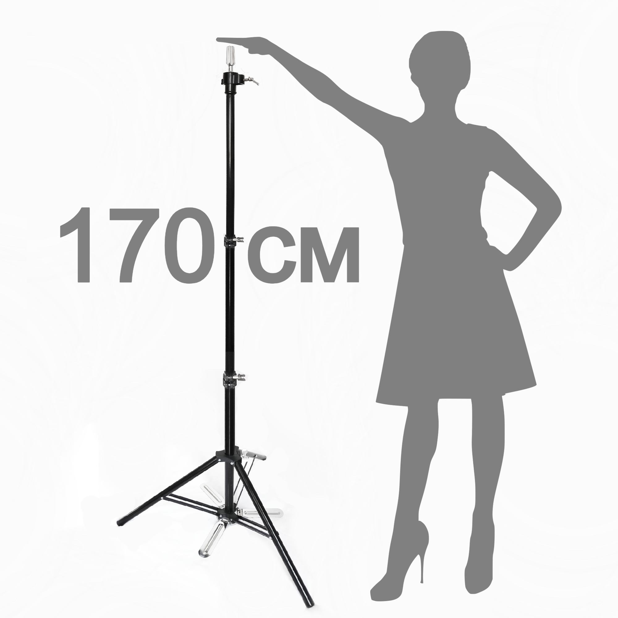 Штатив напольный Top-Stylist студийно-конкурсный с лепестками 80-170см