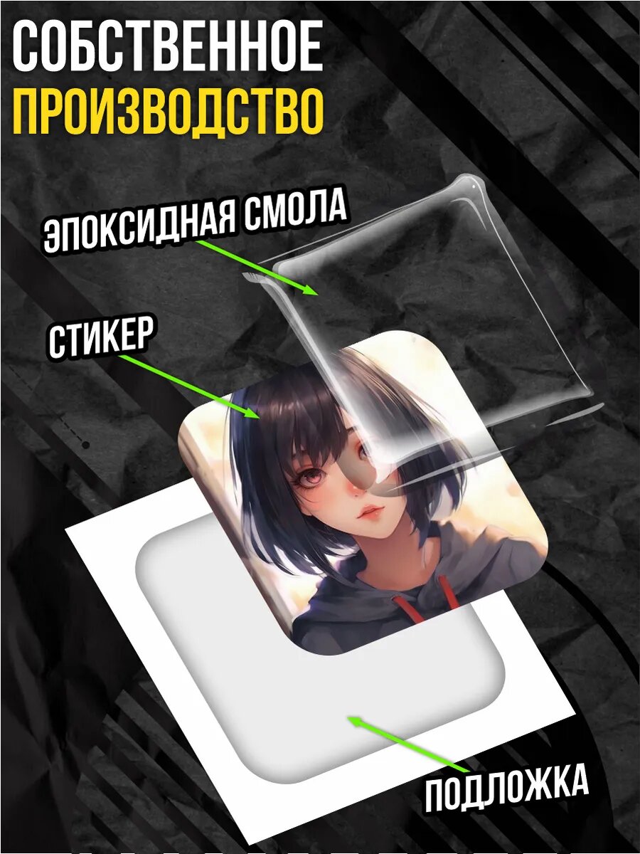 Наклейки на телефон 3D стикеры котики — фото 1