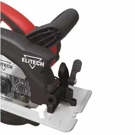 Пила дисковая циркулярная ELITECH ПД1355 (Е2206.020.01) (1300Вт, 200В, 160мм, 18зубьев, 4500об/мин, 5,1кг) — фото 1