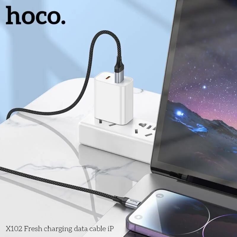 Кабель Hoco для Iphone, FOR iP FAST CHARGING DATA CABLE X102 — фото 1