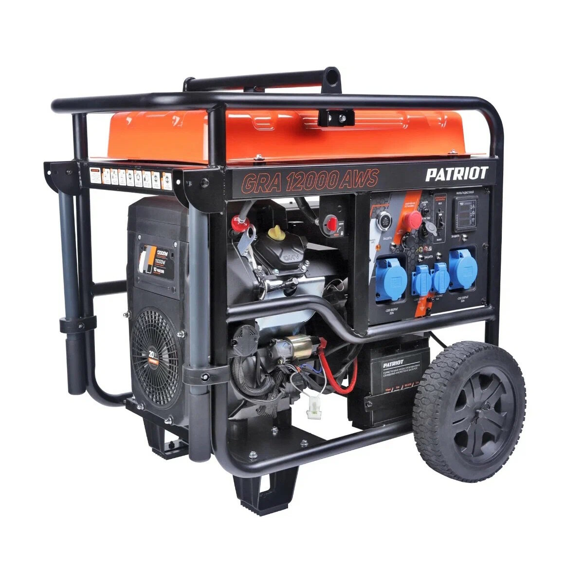 Генератор Patriot GRA 12000AWS (472102210) бензиновый, 12/11 кВт