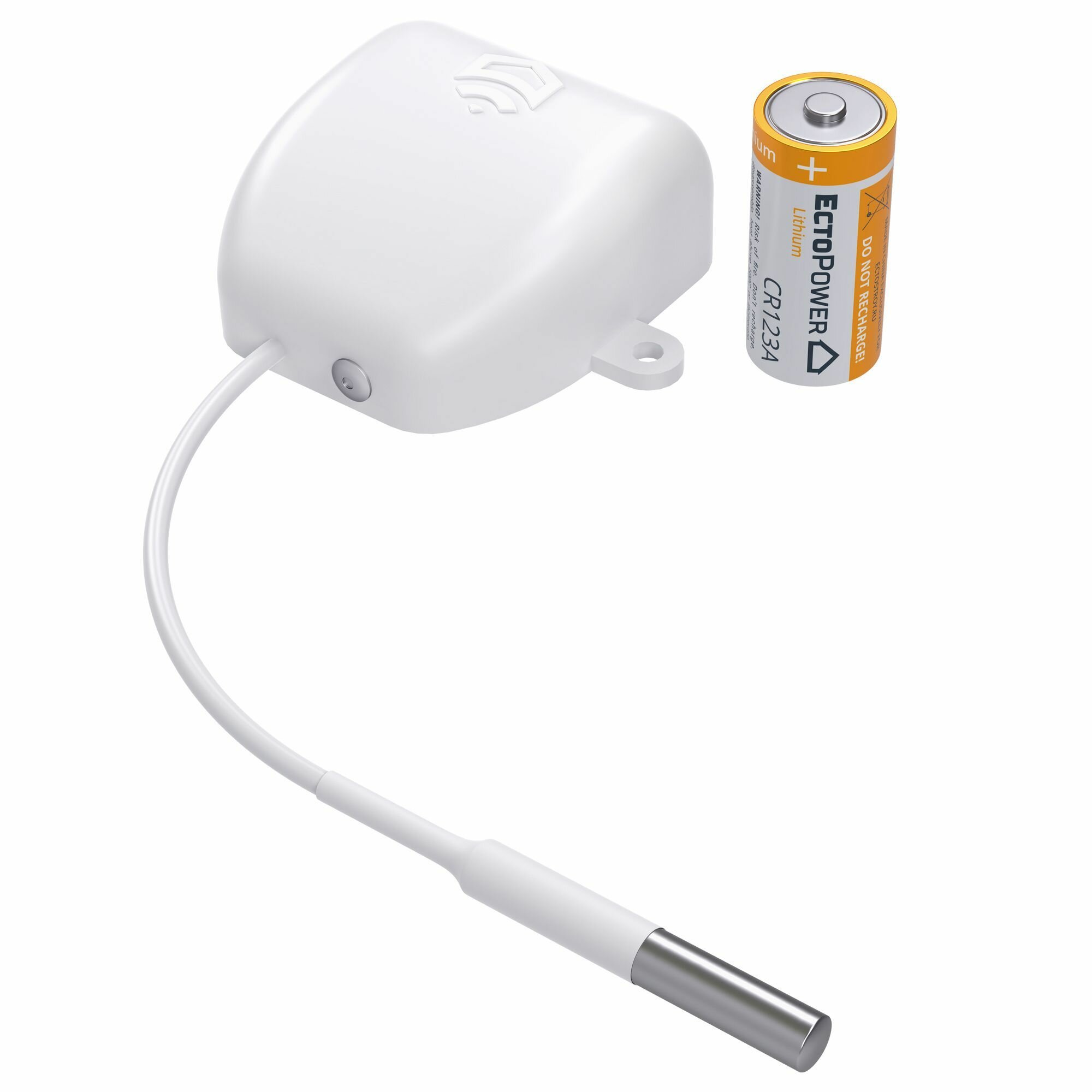 Датчик температуры ectoControl LoRa в гильзе беспроводной 1 шт белый