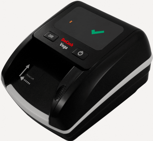 Изображение товара Детектор банкнот DoCash Vega АКБ автоматический рубли