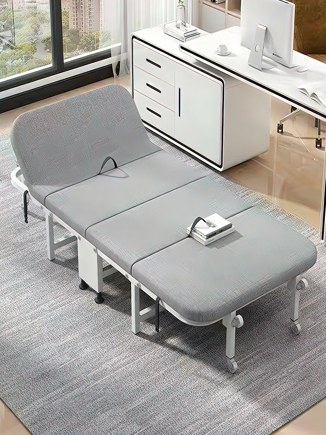 Раскладушка для путешествий, складное кресло - кровать для кемпинга, с матросом кушетка