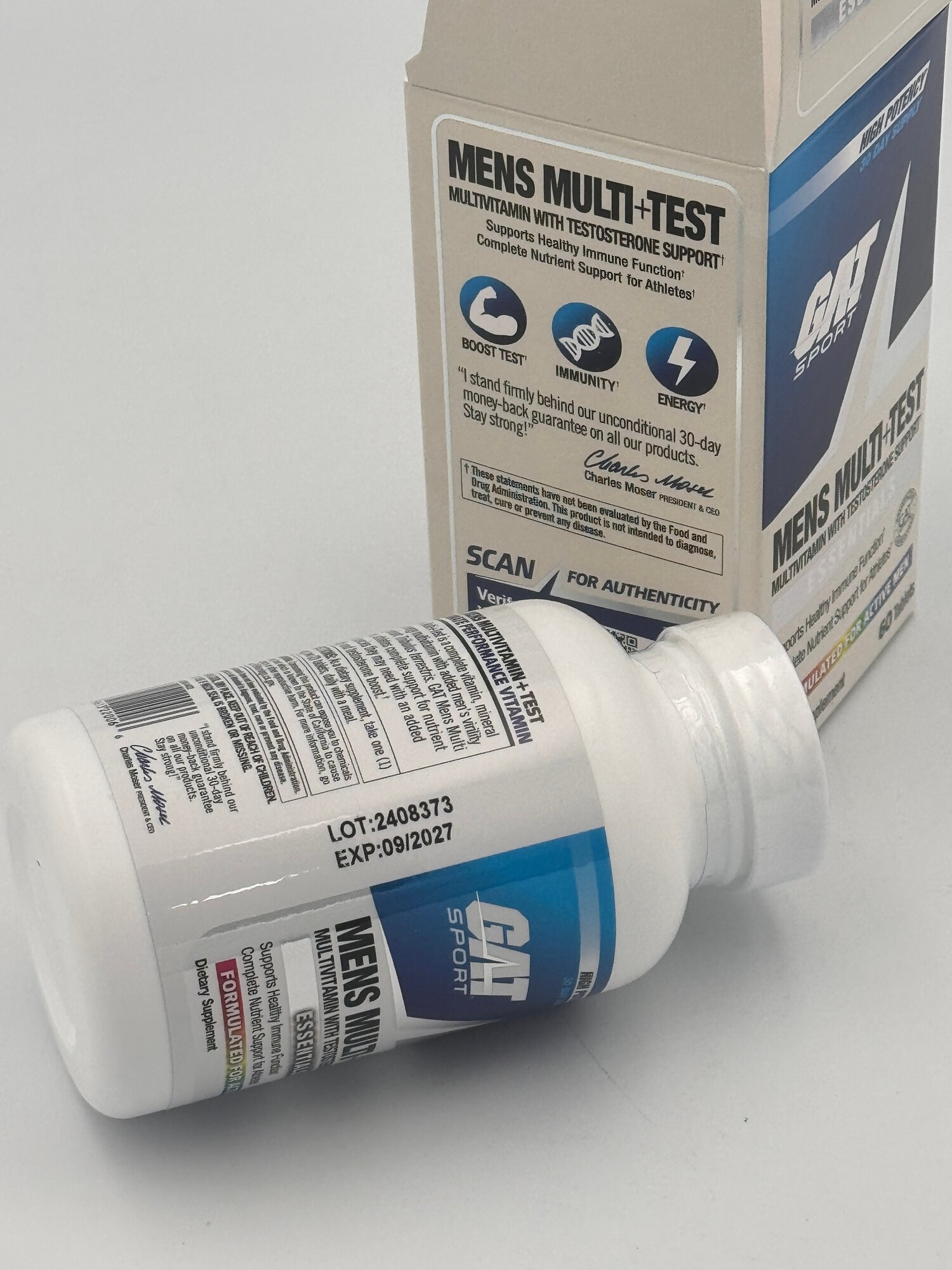 Gat Mens Multi + test 60 tabs витамины с тестостерон бустером — фото 1