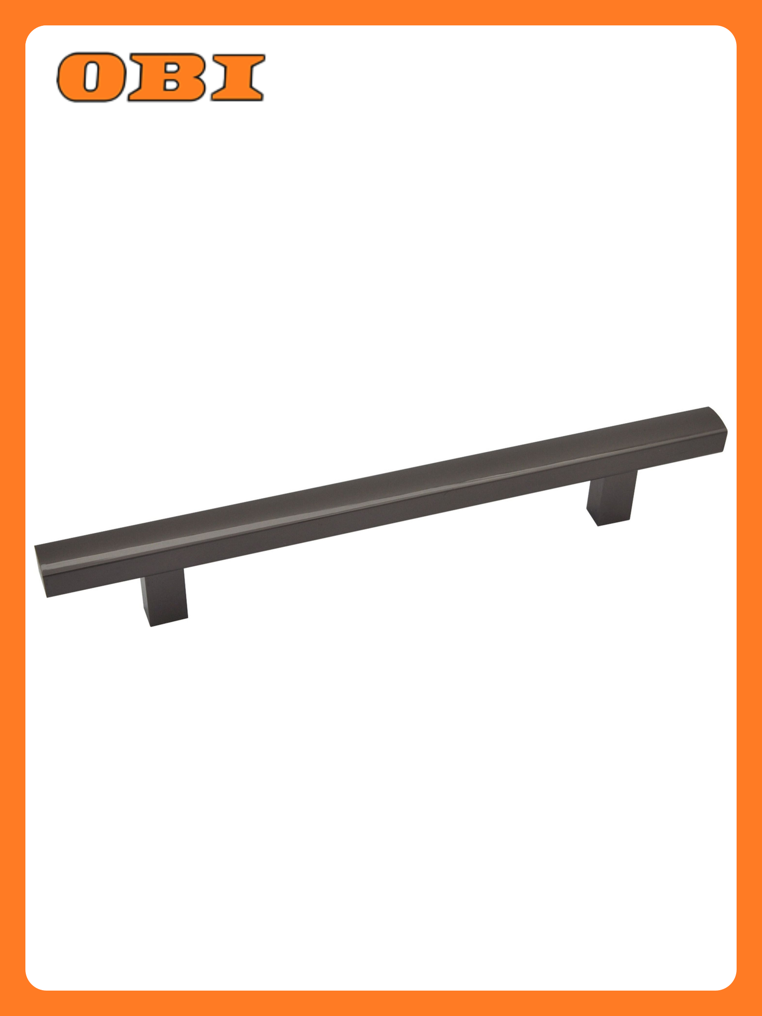 Мебельная ручка-рейлинг JET 196 черный никель 160 мм