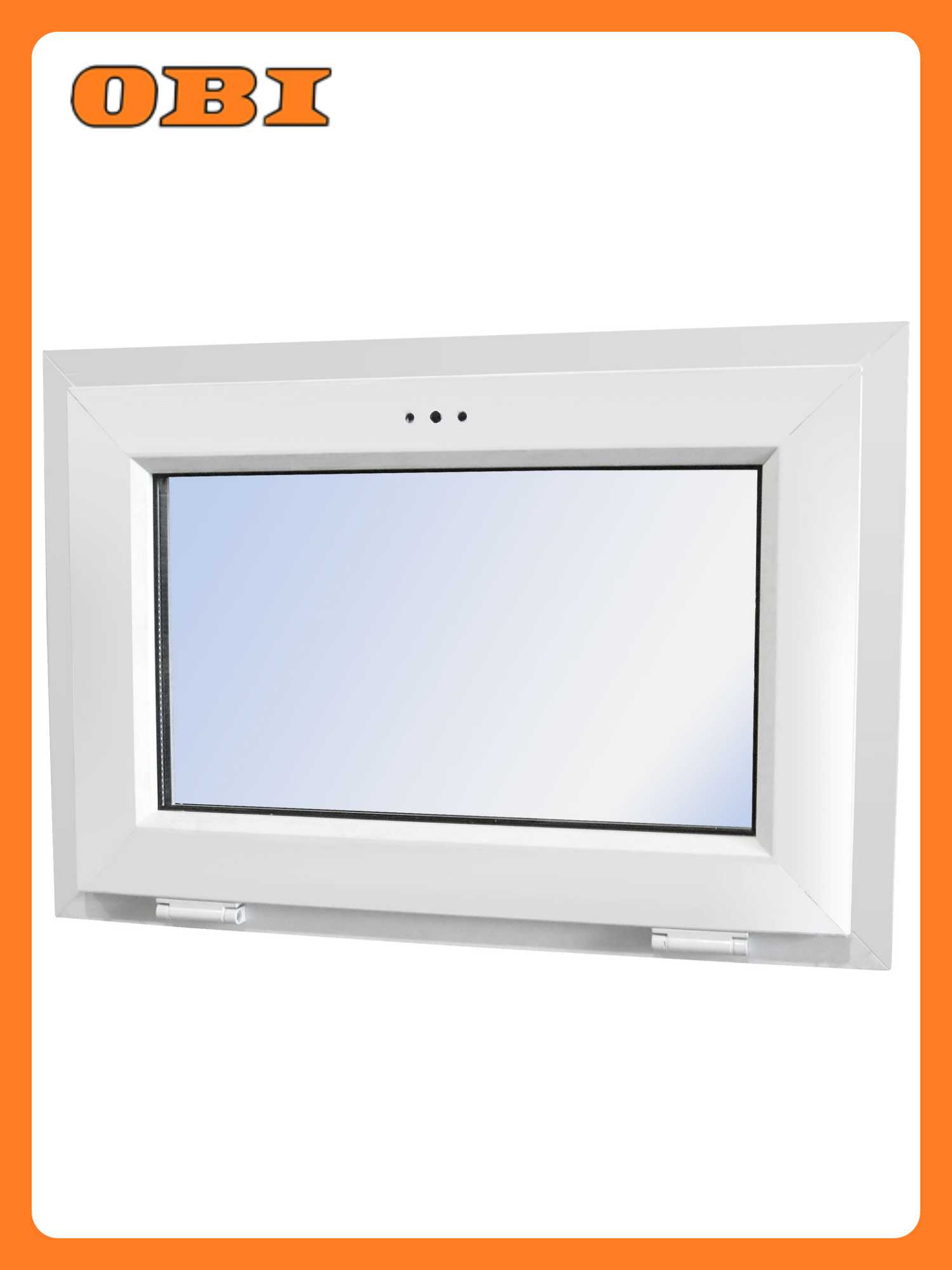 Окно Veka Galichi откидное ПВХ 50x70 см с белой фрамугой