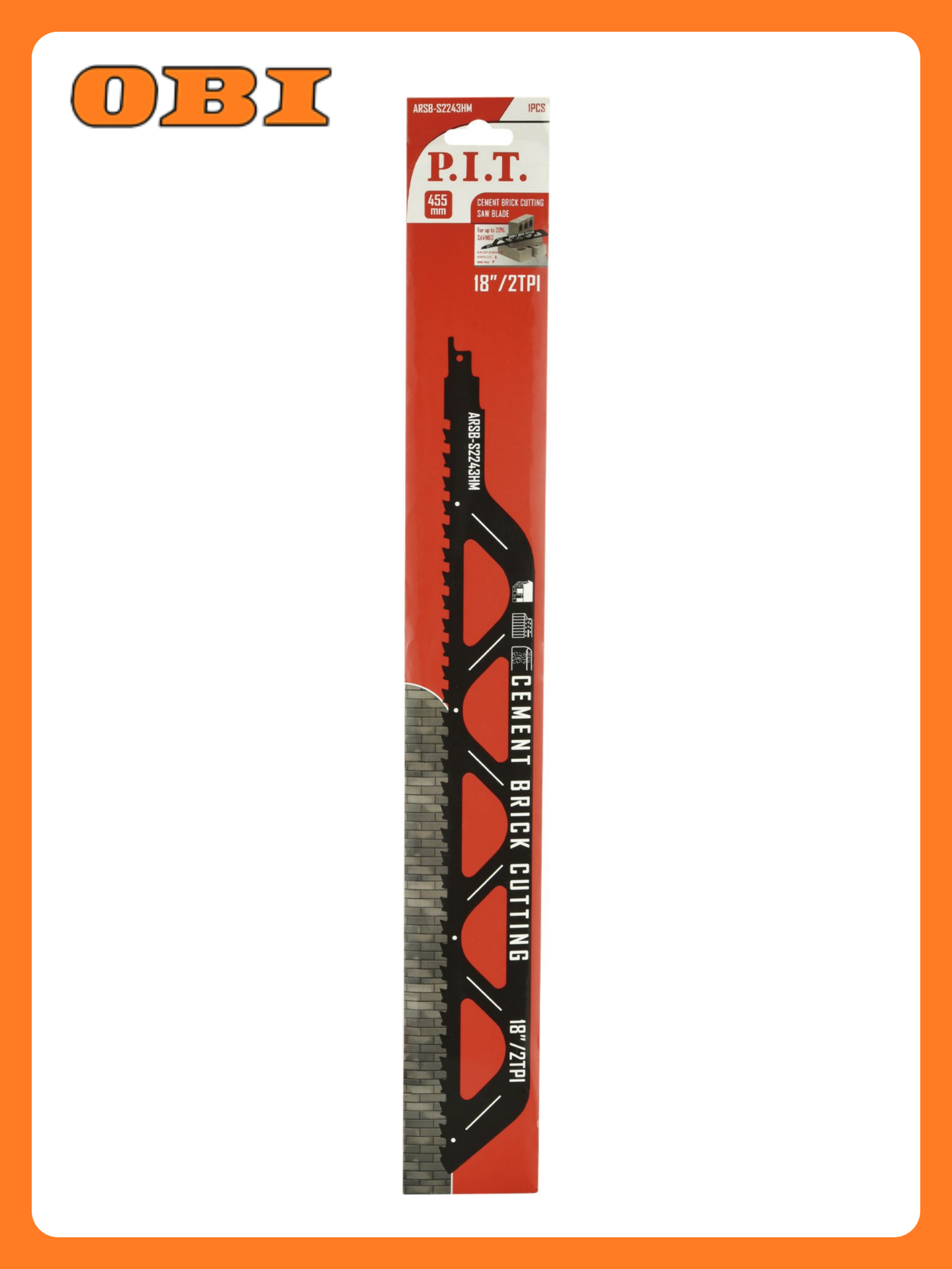 Пильное полотно для резки по бетону P.I.T. S2243HM 365мм ARSB-S2243HM