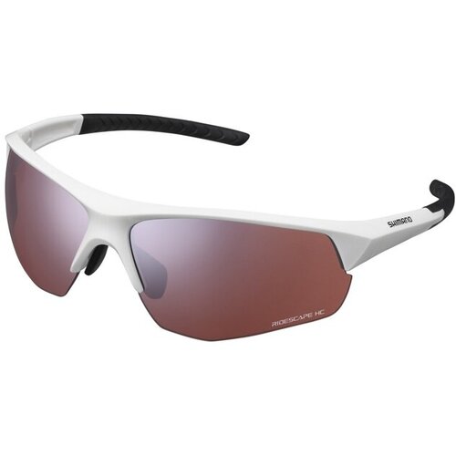 Солнцезащитные очки SHIMANO, коричневый, белый велосипедные очки shimano spark цвет оправы белый