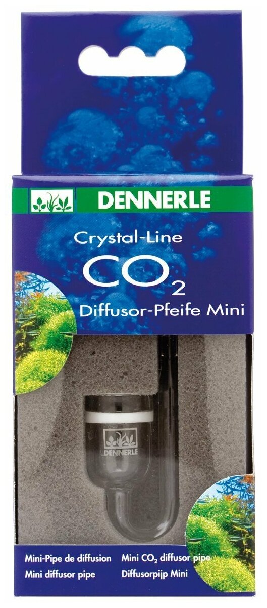 Диффузор Dennerle CO2 Diffusor-pipe Mini crystal для нано аквариумов - фотография № 1