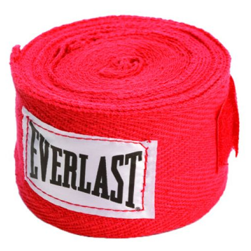 Бинты боксерские Everlast 23 Red 3 м. (One Size) скакалка everlast 2 9 м yellow one size