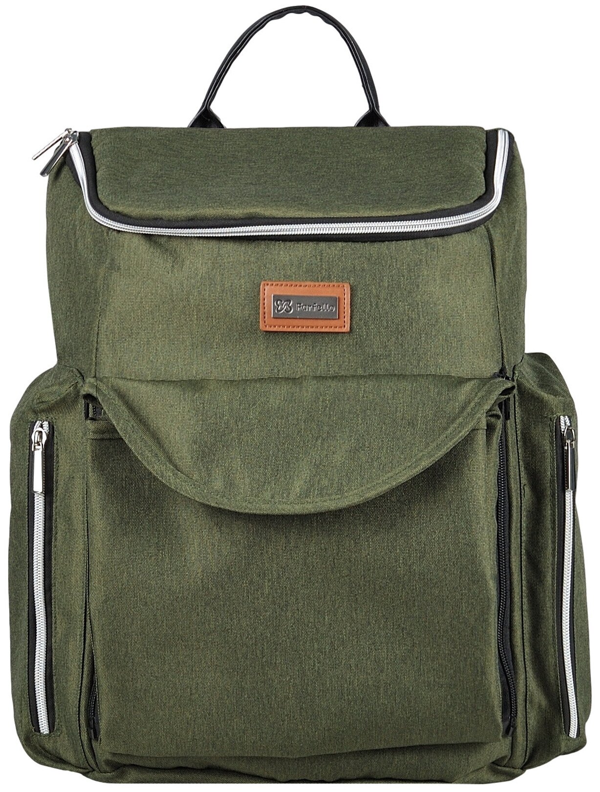 Рюкзак текстильный Farfello F8 / сумка / женский / мужской / школьный / для мам / цвет хаки