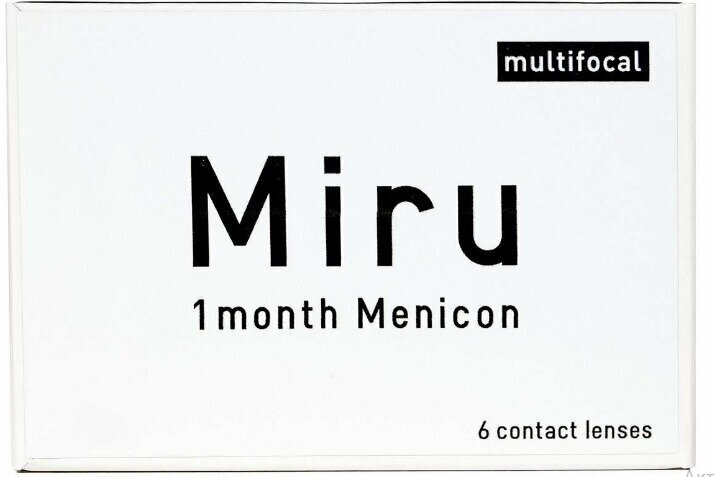 Menicon   Miru 1month Multifocal Add High/14.2/8.6/6/-1.00