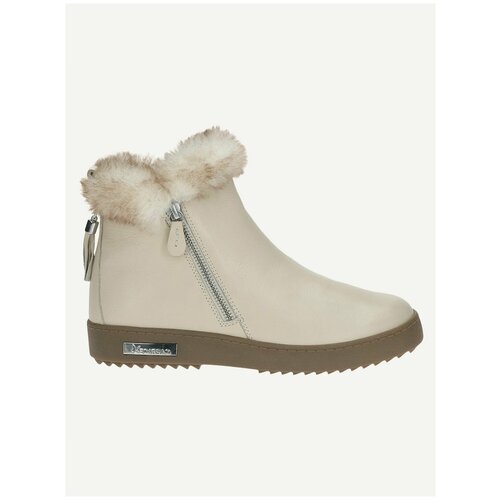 фото Ботинки женские caprice молочные, размер 40