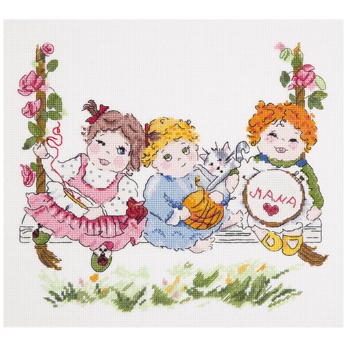 фото Набор для вышивания крестиком panna буду мамой (dt-1975)