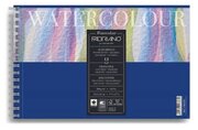 Бумага для акварели Fabriano Альбом на спирали для акварели FABRIANO Watercolour Studio Cold pressed, 300г/м2, 13.5x21см, Фин, 12 листов