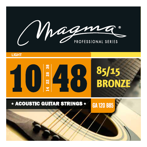 Струны для акустической гитары Magma Strings GA120B85 струны для акустической гитары magma strings ga110b85