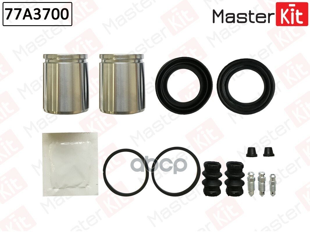 Ремкомплект тормозного суппорта+поршень | перед прав/лев | Master KiT MasterKit арт. 77A3700