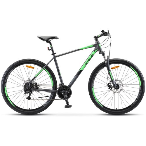фото Велосипед stels navigator 920 md 29" (2021) 20,5 / антрацитовый-зеленый 20,5 ростовка