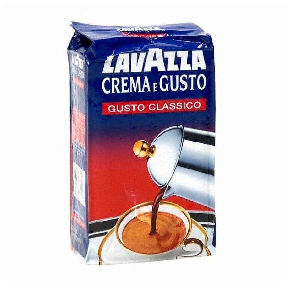 Кофе молотый Lavazza Crema e Gusto Classico, вакуумная упаковка, 250 г, вакуумная упаковка, 6 уп. - фотография № 6