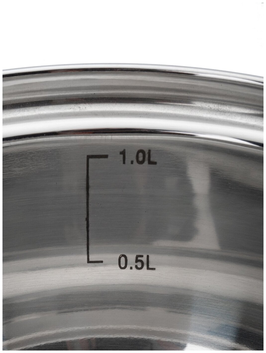 Ковш Attribute Steel Olivia ASO016 16х7,5см 1,4л - фото №5