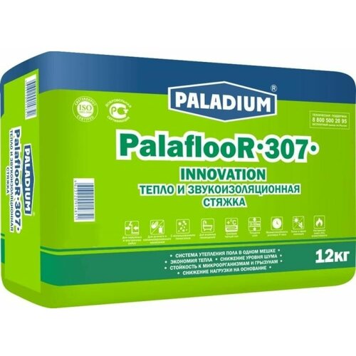 PALADIUM PalaflooR-307 (1/12кг) Стяжка цементная с пеностеклом 1529032 15290320