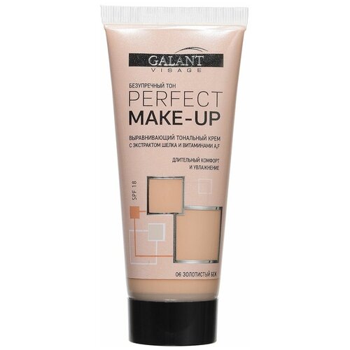 Galant Visage Тональный крем Perfect Make-Up, 40 мл, оттенок: 06 золотистый беж