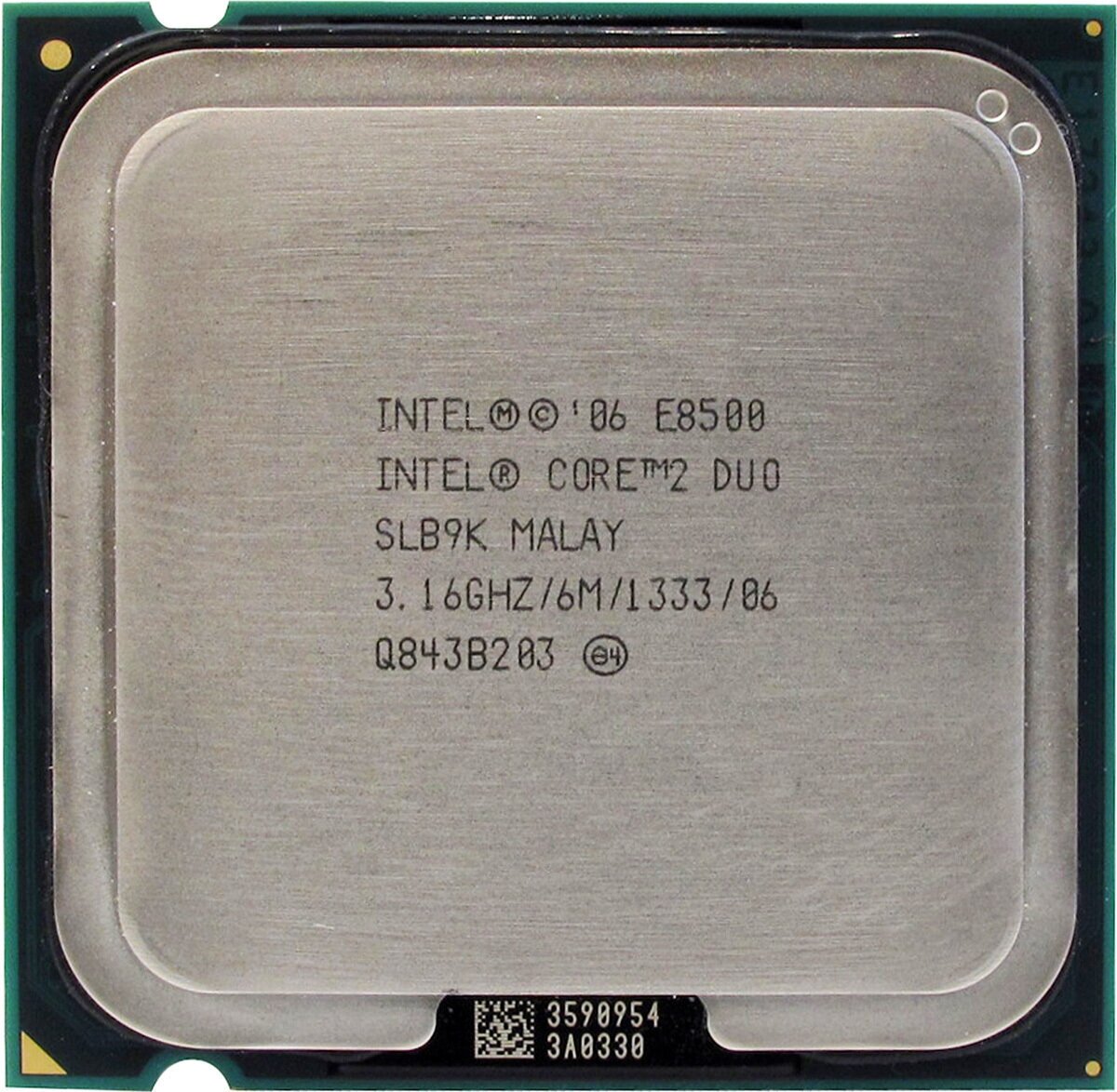 Процессор Intel Core 2 Duo E8500 (3,16 ГГц, LGA 775, 6 Мб, 2 ядра) OEM