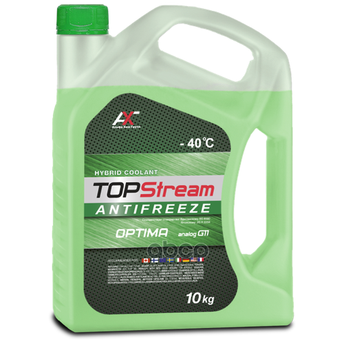 Антифриз Topstream Optima (Зеленый) G11 10 Л TOPStream арт. ATSOG00010
