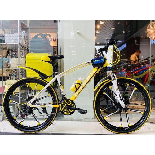 Велосипед на дисках Green Premium 26 желтыйбелый 2023 2099000₽
